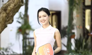 Người đẹp lọt Top 10 Hoa hậu Việt Nam 2024 làm MC giải Vô địch Pickleball