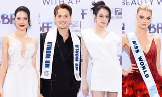 Màn khoe sắc mãn nhãn của dàn Miss World và Hoa - Á hậu Việt tại sự kiện thời trang