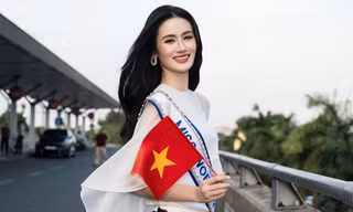 Bạn trai không tới sân bay tiễn Hoa hậu Ý Nhi lên đường đi thi Miss World 2025