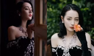 Địch Lệ Nhiệt Ba diện váy đen sang chảnh nhưng thân hình “mỏng như giấy” khiến fan lo lắng