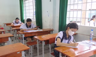 Phòng thi lớp 10 có 'một không hai' tại TPHCM 