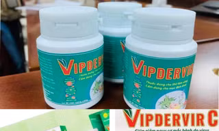 'Thuốc điều trị COVID-19' và thực phẩm chức năng VIPDERVIR C: Lập lờ đánh lận con đen