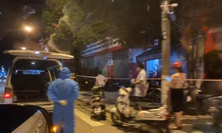 Phòng khám đa khoa số 2, Nguyễn Du ở thành phố Lạng Sơn được phong tỏa trong đêm 12/8 -Ảnh: TL
