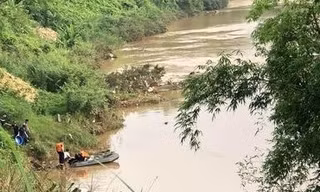 Vị trí tìm thấy thi thể người đàn ông xấu số.