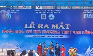 Ra mắt mô hình "Ngôi nhà trí tuệ" ở Lạng Sơn. Ảnh: Duy Chiến 