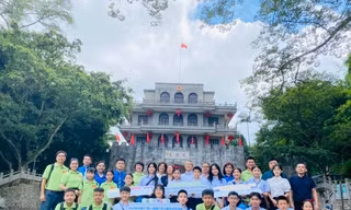 Giao lưu hữu nghị thiếu nhi Việt- Trung. Ảnh: Duy Chiến 