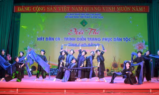 Nhiều tiết mục xuất sắc, ấn tượng .Ảnh: Thủy Tiên 