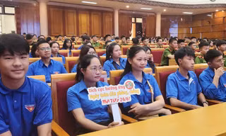 Tuổi trẻ xứ Lạng hưởng ứng Ngày toàn dân phòng chống ma túy. Ảnh: Duy Chiến 