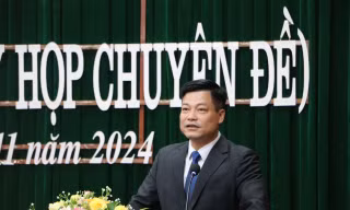 Tân Chủ tịch UBND huyện Cao Lộc Nguyễn Ngọc Thiều. 