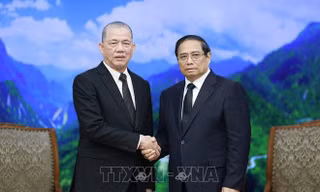 Thủ tướng Phạm Minh Chính tiếp Phó Thủ tướng Malaysia Fadillah Yusof. (Ảnh: TTXVN)
