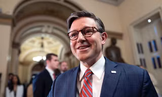 Chủ tịch Hạ viện Mỹ Mike Johnson. (Ảnh: AP)