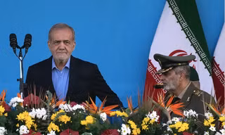 Tổng thống Iran Masoud Pezeshkian. (Ảnh: AP)