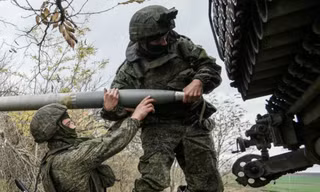 Lính Nga ở Ukraine. (Ảnh: Sputnik)