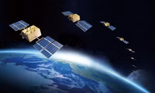 Geespace dự định đưa hàng ngàn vệ tinh lên quỹ đạo để cạnh tranh với hệ thống Starlink của Elon Musk. (Ảnh: LBN)