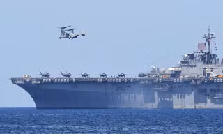 Tàu tấn công đổ bộ đa năng USS Wasp của Hải quân Mỹ. (Ảnh: US Navy)