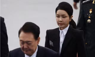 Đệ nhất phu nhân Hàn Quốc Kim Keon Hee. (Ảnh: Reuters)