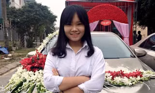 Học sinh Lê Phương Anh. Ảnh: Facebook 
