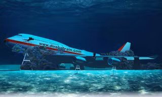 Máy bay Boeing 747 được nhấn chìm để xây công viên dưới nước
