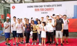 LOTTE Finance – Một thành viên của Tập đoàn LOTTE tham gia hoạt động “Chạy vì cộng đồng của Tập đoàn LOTTE”