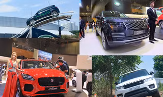 Bên cạnh trình diễn 2 mẫu xe mới, Land Rover còn trưng bày nhiều mẫu xe sang khác cùng các hoạt động trải nghiệm Above & Beyond Tour độc đáo