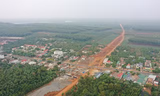 Đường tránh Đông TP Buôn Ma Thuột đang thi công