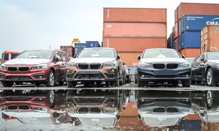 Đề nghị tái xuất 256 xe BMW ‘vô chủ’ ở cảng Cái Mép