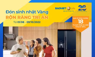 Đón sinh nhật vàng – rộn ràng tri ân” cùng Bảo Việt Nhân thọ 