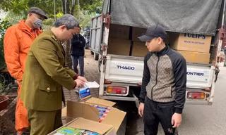 Toàn bộ lô hàng hóa trên trị giá hơn 1 tỷ đồng không có hóa đơn chứng từ bị tạm giữ ngày 11/2