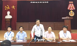 Toàn cảnh buổi thông tin. Ảnh Đỗ Hợp