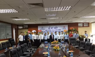 Tập đoàn Sao Mai ký kết hợp đồng mua bán điện với EVN