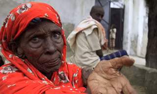 Người nghèo ở Ethiopia ăn lá cây để sống