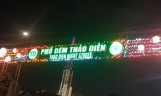 Phố đêm Thảo Điền ở TPHCM mở cửa từ 19/1 có gì hấp dẫn?