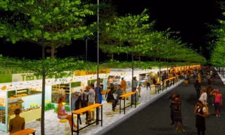 Phố đêm Trung Sơn được đầu tư hơn 50 tỉ đồng ở TPHCM có gì?