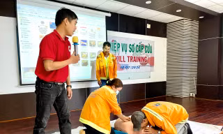 Công ty VWS tổ chức huấn luyện sơ cấp cứu cho người lao động