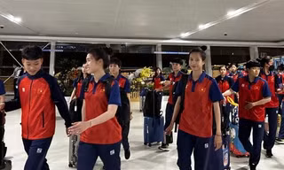 Những hình ảnh đầu tiên của tuyển nữ Việt Nam dự Asiad 19 tại Trung Quốc