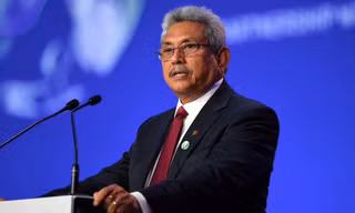 Cựu tổng thống Sri Lanka Gotabaya Rajapaksa. (Ảnh: Reuters)