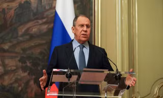 Ngoại trưởng Nga Sergei Lavrov. (Ảnh: Reuters)