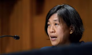 Đại diện thương mại Mỹ Katherine Tai. (Ảnh: Reuters)