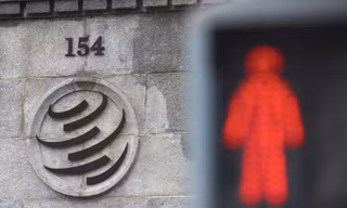 Logo của WTO tại Thuỵ Sĩ. (Ảnh: Reuters)