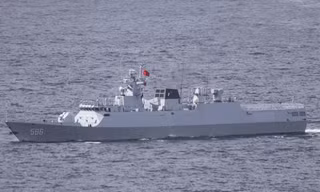 Trung Quốc được nói là đã cải hoán tàu Type 056 thành tàu hải cảnh. (Ảnh: Roy Issa)