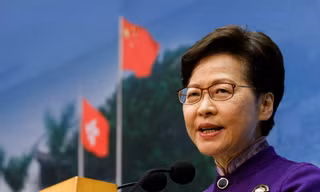 Trưởng đặc khu Hong Kong Carrie Lam. (Ảnh: Reuters)