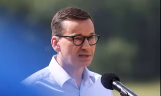 Thủ tướng Ba Lan Mateusz Morawiecki. (Ảnh: Reuters)