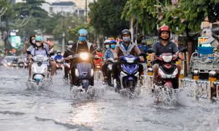 Thời tiết TPHCM: Tiếp tục mưa dông diện rộng nhiều ngày