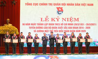 Tuyên dương Gương mặt trẻ tiêu biểu toàn quân năm 2020
