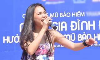 Hiền Thục nhí nhảnh trong 'Ngày gia đình đi bộ'