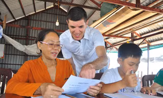 Lớp học đặc biệt ở cuối nguồn Mekong