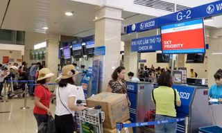 Hành lý xách tay khi khách đi Vietnam Airlines sẽ tăng từ 7kg hiện nay lên 12kg