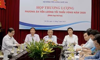 Hội đồng Tiền lương Quốc gia họp phiên thứ 2 bàn tăng lương tối thiểu cho năm tới. 
