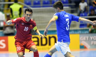 Đội tuyển futsal Việt Nam sẽ gặp Nga hoặc Bồ Đào Nha ở vòng 1/8.