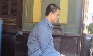 Bị cáo Lê Quốc Bảo tại tòa. Ảnh: Tân Châu.